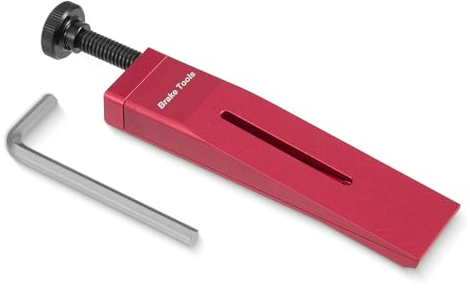 HuuppHip Piston Press Tool for SRAM Brake Caliper, Bicycle Brake Caliper Piston Press Tool,Compatible with Shimano Brake Caliper, Compatible with all, 24mm/0.95” Width Tool Kit（Red）