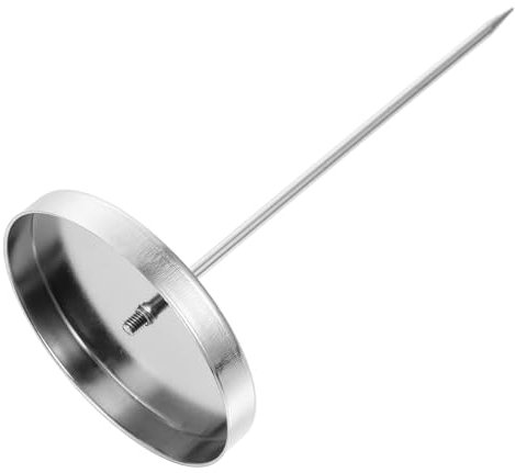 Ciieeo Fourchettes à Billets Acier Inoxydable Avec Piquet Pour Porte-reçus Porte-mémo Avec Base Robuste Pour Organisation De Tickets De Restaurant