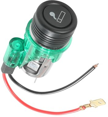 Xibao Kit Accendisigari Luminoso,Accessori Auto Universale,Kit Accendisigari con Luce Completo Bocchetta,Adatto per la Maggior Parte dei Marini DC 12v, Barca,Auto,Camion,Trattore, Autobus, Moto ATV