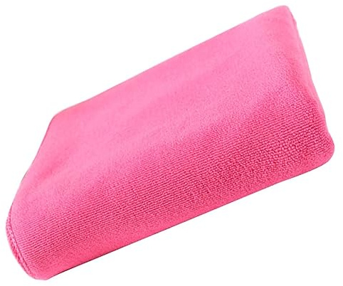 Mikrofaserhandtuch 30x70cm für Haare und Auto, Rosa | Wasserabsorbierend, Schnell Trocknend und Weich, Mehrzweck Reinigungstuch für Gesicht, Bad und Reinigung