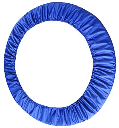 Cubierta de tela Oxford para cama elástica de 81 cm, 91 cm, 96 cm, 101 cm, 114 cm, 122 cm, 127 cm, 137 cm, 152 cm, resistente a los rayos UV, resistente al desgarro, funda protectora de resorte