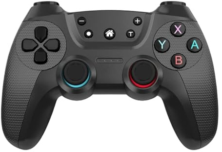 HBPYOLW Compatible con Switch/PS3/Android/PC - Controlador de joystick inalámbrico Bluetooth(Dark gray)