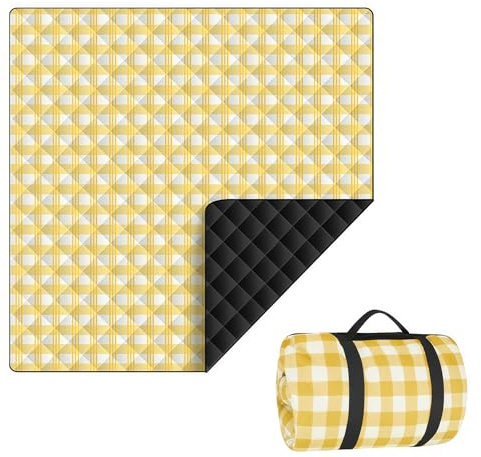 Anise Star 200 * 200 cm Picknickmatte, fünfschichtige Struktur-Gelb