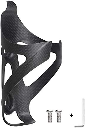 ROADNADO Carbon Bike Bottle Cages Ultralight only 22g Water Bottle Holder Carbon Fiber Bicycle Drink Holder Durable Cup Holder for Road Bike Mountain Bike for 72-74 mm Bottle (Classic Matte-1pcs)