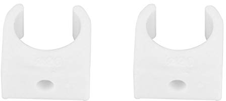 Rohrschelle, Akozon U-förmige Rohrschelle Wasserrohr feste Clips mit Schrauben 20St(20mm)