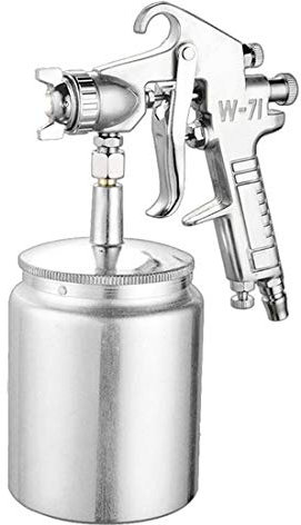 Pistola A Spruzzo Pistola Spray Per Vernice HVLP Da 1.5 Mm Ugelli Pistola Spray Per Verniciare Con Contenitore 600 Ml Aerografo Alimentazione A Gravità Professionale