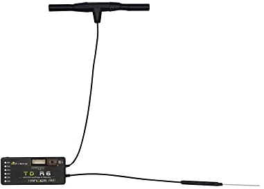 FrSky TD R6 Dual-Band Receiver Simultaneous 2.4GHz & 900MHz 6 PWM Outputs SBUS Out & FBUS/S.Port Long Range Up to 100KM Black Box Lightweight 4ms Race Mode OTA Firmware Update