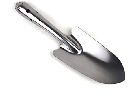 Qcwwy Mini-Gartenkelle, Edelstahlschaufel, Spaten, Blumenerde, Schaufel, Handschaufel, Werkzeug, Bodengräber Zum Umpflanzen von Sämlingen, Zum Kultivieren von Unkrautblumen