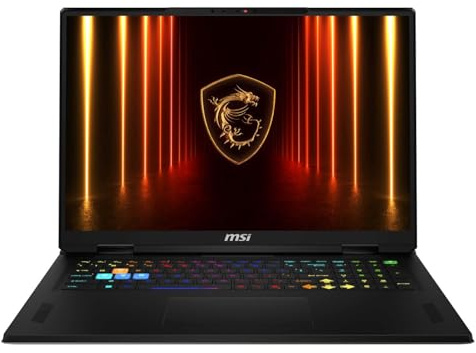 MSI Vector A18 HX Gaming laptop - (18 QHD+, 240Hz, AMD Ryzen 9 9955HX, NVIDIA® GeForce RTX 5070 Ti GPU, GDDR7 12GB, 32GB RAM, 1TB SSB, Windows 11 Home Advanced) - Cosmos Gray