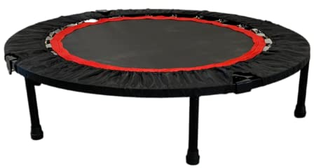 ATC Handels GmbH Trampolin Fitness mit und ohne Railing in 100 oder 120 cm - Fitness für zuhause, effektives Training, Stressabbau, Herz-Kreislauf-System in Schwung bringen (100 cm, ohne Railing)