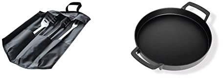 Enders® Premium GRILLBESTECK Edelstahl 3-Set INKL 8786 Grillzange Grillwender & ® Switch Grid Pfanne aus Gusseisen