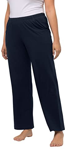 Ulla Popken Pantaloni da Donna, Blu Notte, 66/68 EU