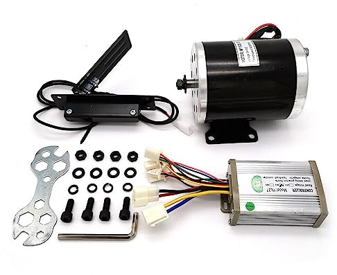 Kit de moteur électrique, 36 V CC, 800 W, moteur à balais avec pédale, contrôleur pour karts, scooters et vélos électriques