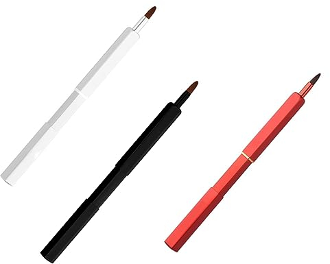 SOESFOUFU 3stücke Lippenstiftapplikatoren Für Frauen Tragbare Nicht Haftende Lippenbürsten Für Gleichmäßigen Farbauftrag Für Flüssige Kosmetik Bionische
