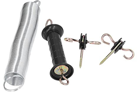 Elektrozaun-Tor-Kit, Tragbares Elektronisches Zaun-Federtür-Zubehör für die Wiese