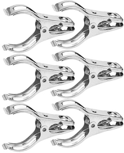 Gewächshaus-Clips aus Edelstahl, Gewächshausklammern, Garten-Clips aus robustem Metall, Netz für Edelstahl