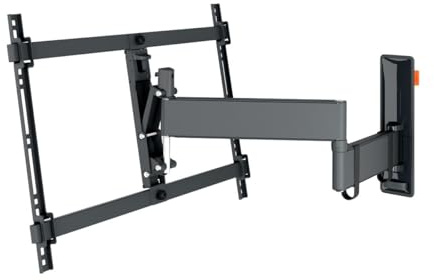 Vogel's TVM 3647 Vollbewegliche TV-Wandhalterung für 40-77 Zoll Fernseher | Bis Zu 180° Schwenkbar mit Premium-Gelenke, 20° Neigbar, 35 kg Tragkraft, TÜV-Zertifiziert, VESA 600x400, Inkl. Fischer-Dübel