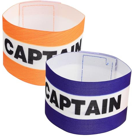 BESPORTBLE 2stücke Pack Elastische Fußball Kapitänsbinde Verschleißfeste Sport Armbinde Für Training Und Spiele Wiederverwendbare Mannschaftsband Für Fußball Und Andere Sportarten