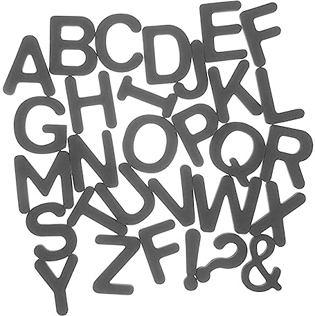 Yardwe Lettere Alfabeto in Schiuma Eva 3d Per Apprendimento Prescolare, Adesivi Autoadesivi Lavagna Bianca, Decorazioni Multifunzionali Per Casa e Scuola, Set Lettere Alfabeto Grandi Maiuscole