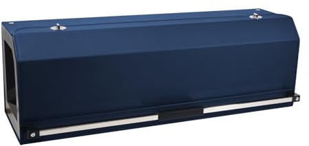 XCF XXL Auto-Kofferraum-Organizer mit Deckel und Stabilem Griffen | Vordertür-Design | Multifunktionale Aufbewahrungsbox | kompatibel mit Tesla Modell Y (5-Sitzer), SUV Zubehör (Blau, 94*29*31 cm)