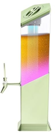 TOTIKI Dispensador De Cerveza Dispensador De Bebidas con Grifo Y Tubo De Hielo For Cerveza Dispensador Bebidas(Grün)