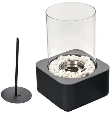 Feuerstelle 29cm,Tischfeuerstelle Für Den Außenbereich,Mini Ofen Brenner,Tischfeuerschale Mit Gas,Für Terrasse Outdoor Camping Hinterhof Garten