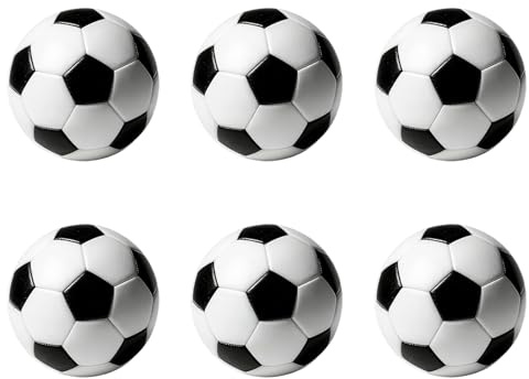 Tischkicker Bälle, 6 Stück Tischfussball Bälles in 2.3cm, Kickertisch