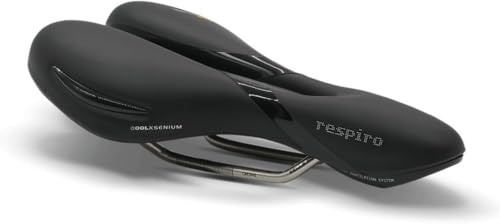 Selle Royal Unisex Respiro Athletic Stracciatella Fahrradsattel, Black, 279 x 159 mm
