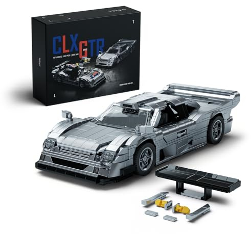 Nifeliz Kit di Costruzione CLX Auto da Corsa, Modello di Auto da Corsa Classico Personalizzabile per Decorazione Domestica, Regalo da Collezione per Adulti Appassionati (1.587 Pezzi, NF10358)