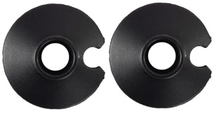 TUXCAXI Der Schlamm und Schneeteller Spitzenschutz für Trekkingstöcke bietet Langlebigkeit und optimale Passform. Diese Skistockteller sind speziell als Ersatzteile für, Schwarz, 5.5 x 1. cm