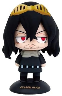 My Hero Academia YR-40 Wobble Head, Eraser Head, Total Length: Approx. 45.3 inches (115 cm) (including pedestal)