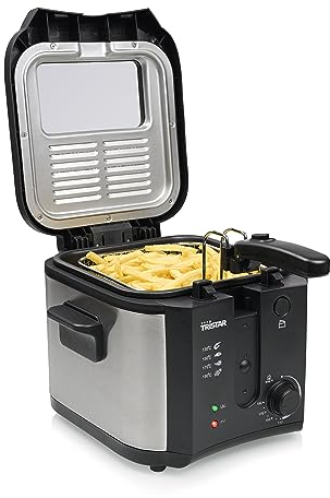 Freidora Tristar - 2.5 L Volumen - Asa Plegable - Asas Cool Touch - 1600 W - FR-6878