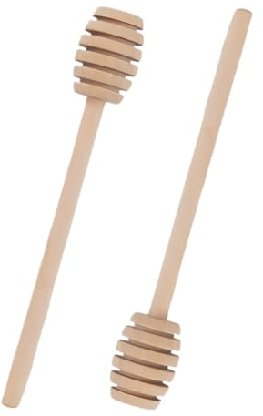 PSOWQ 2 pièces 6 bâtonnets à Miel en Bois cuillère à Miel