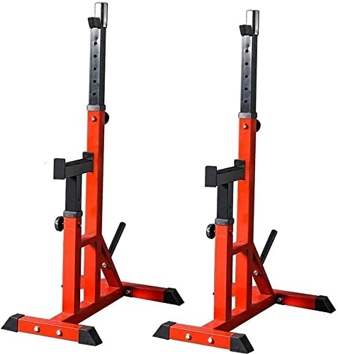 NoaLED Dip Rack Squat Rack mit Hantelablage, voll verstellbar, Fitness-Langhantelablage, Bankdrücken-Ständer, Heim-Fitnessstudio, Gewichtheben, Bankdrücken