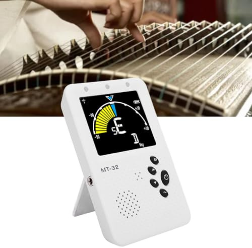 Gitarren-Stimmgerät, 3-in-1-Universal-Automatik-Bassgitarren-Stimmgerät, Digitaler Metronom-Tongenerator für Gitarre, Bass, Violine, Ukulele