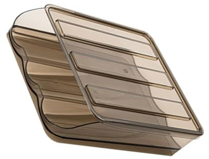 BUGUUYO Porta Huevos Apilable Dispensador Huevos Huevera Gallina Plástica Para Nevera Para Almacenamiento Fácil