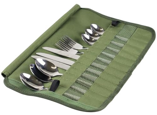Rolltasche für Campingbesteck – Reiseutensilienhalter, Reiseetui für Geschirr | Reise-Utensilien-Sets, Tragetasche, tragbares Besteck-Set, Tasche für Camping, Picknick