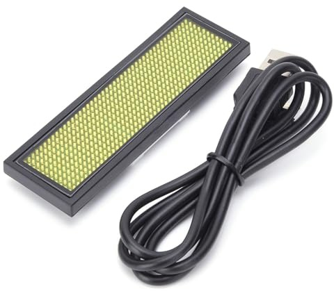 LED-Namensschild, Chinesisches Schild, Display für Station, LED-Namensschild (Gelb)