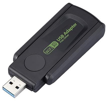 Adaptador WiFi USB para PC de Escritorio | Adaptador de Red de Doble Banda, Receptor de Red inalámbrico, Adaptador de 600 Mbps, Plug and Play