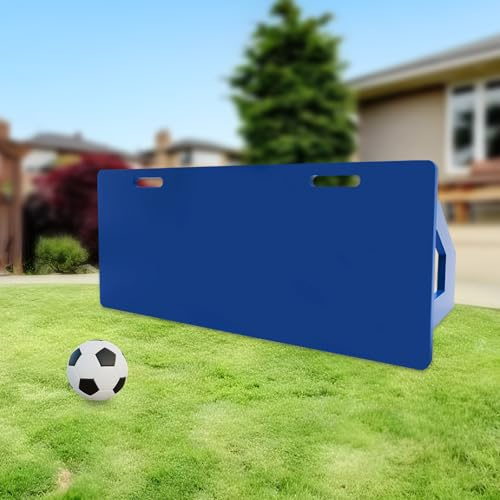 Fußball Rebound Board 100 * 40cm, Tragbares Prellwand Brett Rebound-Board, Faltbare Fußball-Rebound-Wand, für Ballstopp-Training, Schießtraining, Teambuilding-Unterhaltung