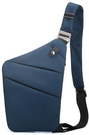 BIRDDIE Borsa Al Petto Monospalla Antifurto Grande Capacità Leggera