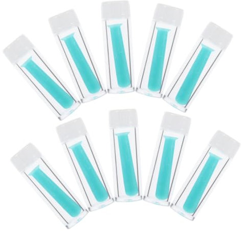 PLAFOPE 10 pièces Kit de Outils Silicone pour Retirer Lentilles de Contact Accessoires pour Lunettes Application Facile et Douce Convient Aux Lentilles Souples et Rigides pour Usage et