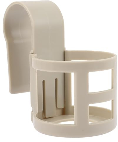 Lurrose Porte-gobelet Piscine à pour Barres Rondes Jusqu à Support Antidéversement pour Boissons et Accessoires Plastique Résistant pour Hors Sol et Bords de Bassin