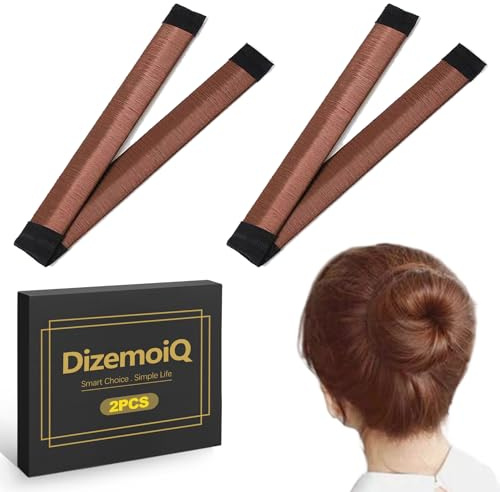 DizemoiQ 2 Stück Dutt Maker Flexibel für Elegante Dutts Haardutt Hilfe Bun Maker für Frauen und Mädchen Effektive Haarspange Styling Tool für Alltag Tanz Yoga