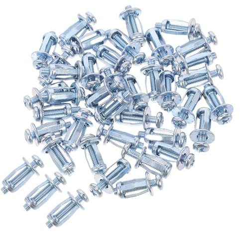 Operitacx Viti a Espansione in Acciaio al Carbonio Zincato M4x20, Dadi a Petalo 40 Pezzi, Ancoraggi per Pareti Cave, Compatibili Plastica, Alluminio e Ferro, per Ristrutturazioni e Fissaggi