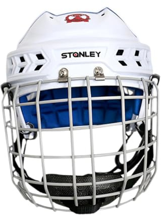 RCGOFOLLOW Breathable Ice Hockey Helmet Roller Skating Sports Gear Adjustable Fit With High Density Foam For Effective Ice Speed Skate Helmet Dry Land Hockey Equipment