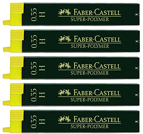 Faber-Castell SUPER-POLYMER Feinminen (5 Dosen, 0,5 H)