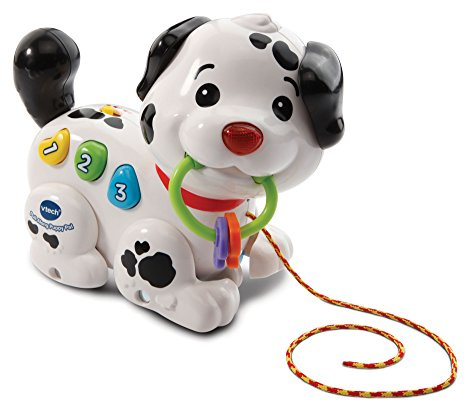 VTech Pull Along Puppy Pal, Pull Along Baby Walker with Music and Phrases, Pull Along Walker for Babies, Cute Educational Toy, Interactive Preschool Toy for Girls and Boys Aged 6 Months +