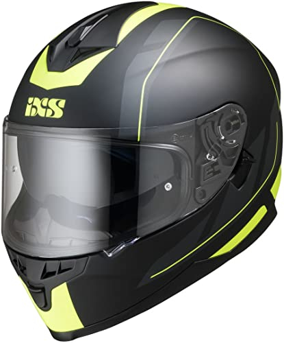 IXS 1100 2.0 Helm, schwarz-matt/gelb, XXL (63/64)