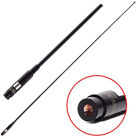 TengKo RH-660S SMA Maschio Dual Band VHF UHF 144 / 430MHz Antenna Telescopica Antenna radio bidirezionale ad alto guadagno per Wouxun KG-UV8D / 9D Plus Walkie Talkie